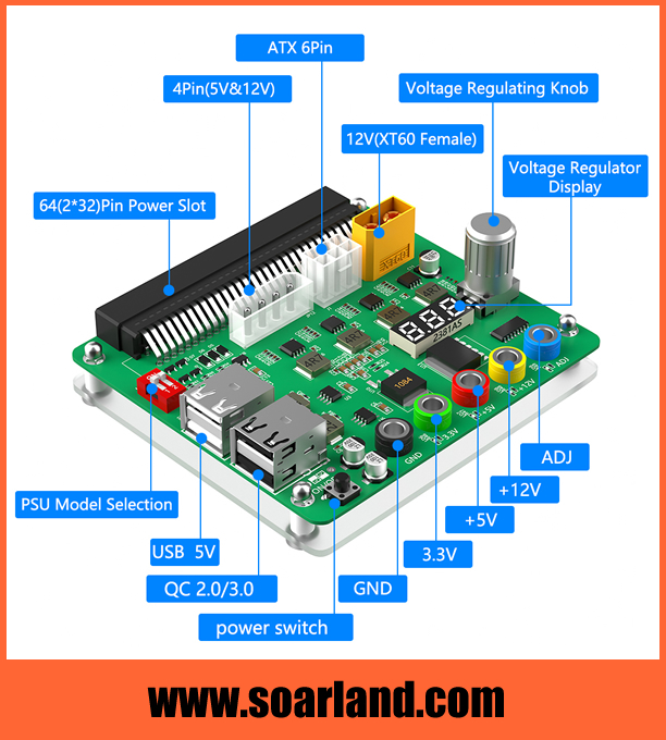 Power Supply Breakout Board