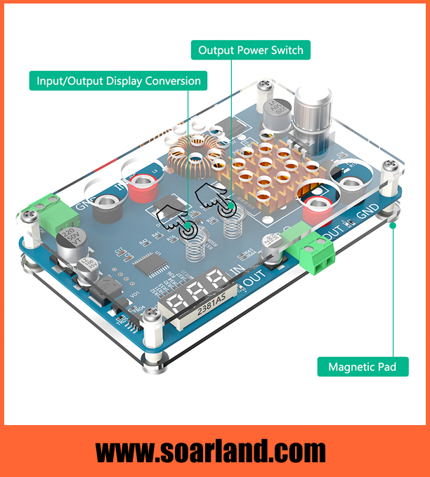 DC 5-32V to 5-45V Boost Converter