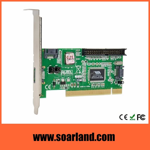 PCI SATA eSATA IDE card via