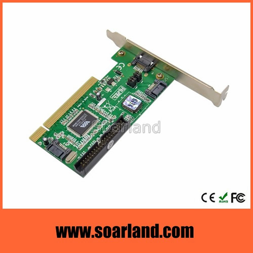 PCI SATA eSATA IDE card via