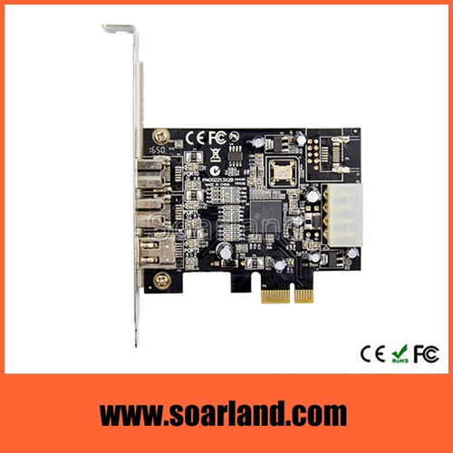 PCIe to Firewire 800 1394B Adapter Card