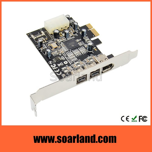 PCIe to Firewire 800 1394B Adapter Card