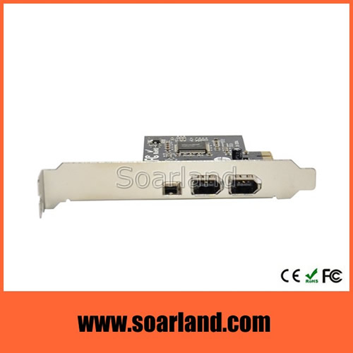 PCIe to Firewire 400 1394a Adapter Card