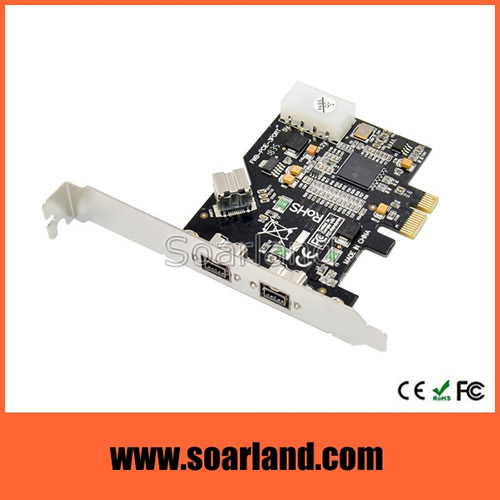 PCIe to Firewire 800 1394B Adapter Card