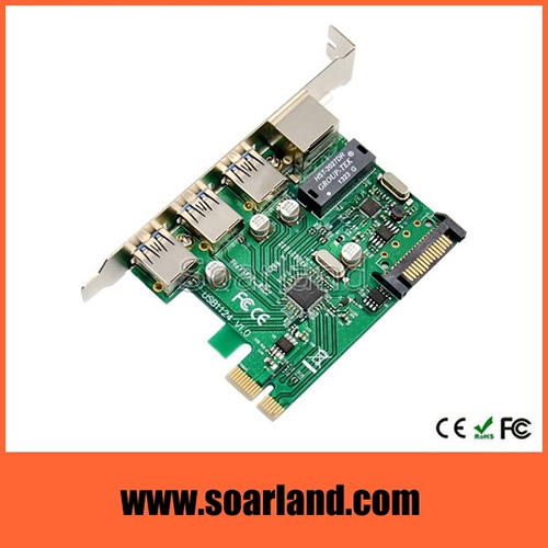 PCIe 3 Ports USB 3.0 RJ45 COMBO