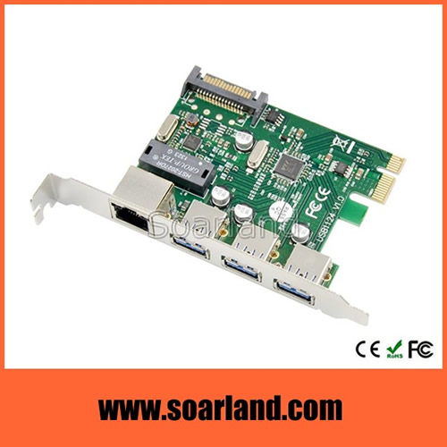 PCIe 3 Ports USB 3.0 RJ45 COMBO