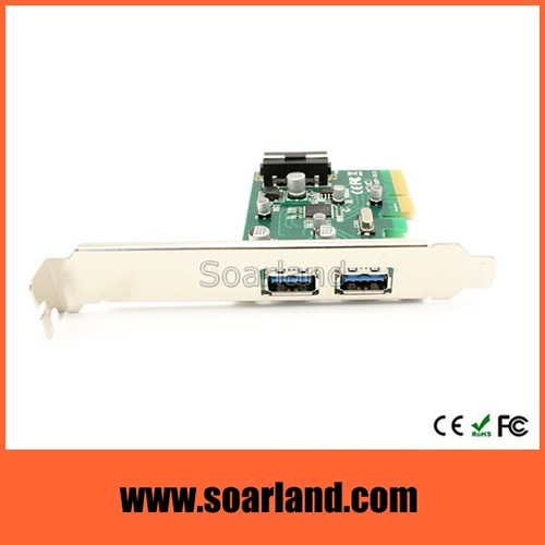 2-Port USB 3.1 Type-A PCIe Card