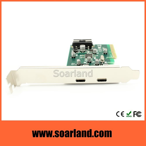 2-Port USB 3.1 Type-C PCIe Card