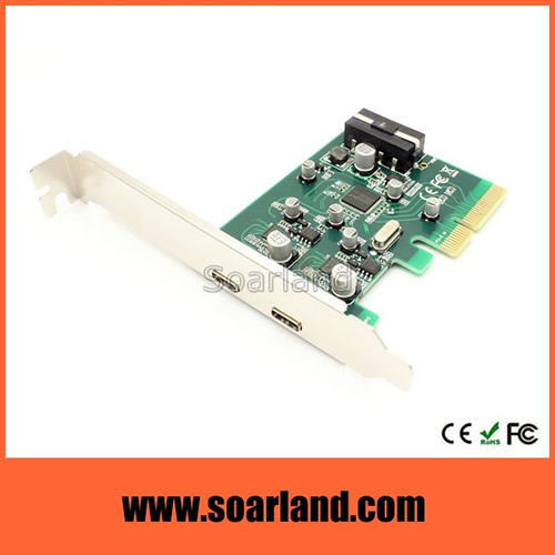 2-Port USB 3.1 Type-C PCIe Card
