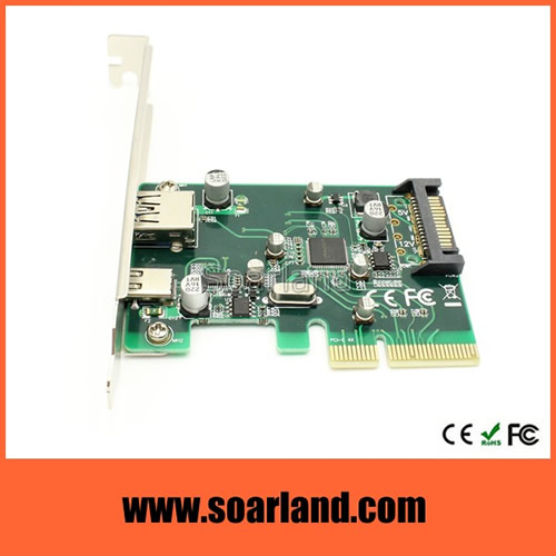 USB 3.1 Type-C + Type-A PCIe Card