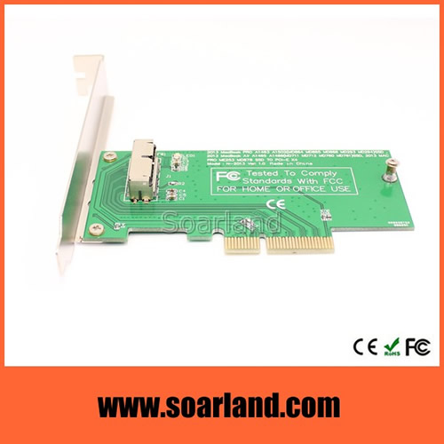 2013 2014 MacBook SSD Connector to PCIe x4 Adapter