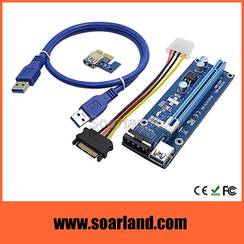 PCIe x1 to x16 extender cable