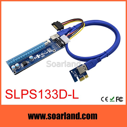 PCIe x1 to x16 extender cable