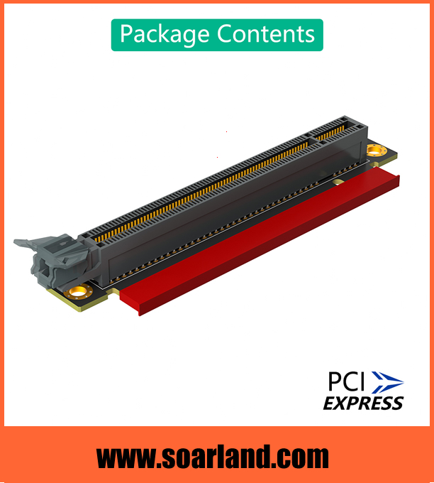 PCIe x16 Riser Card Rightward