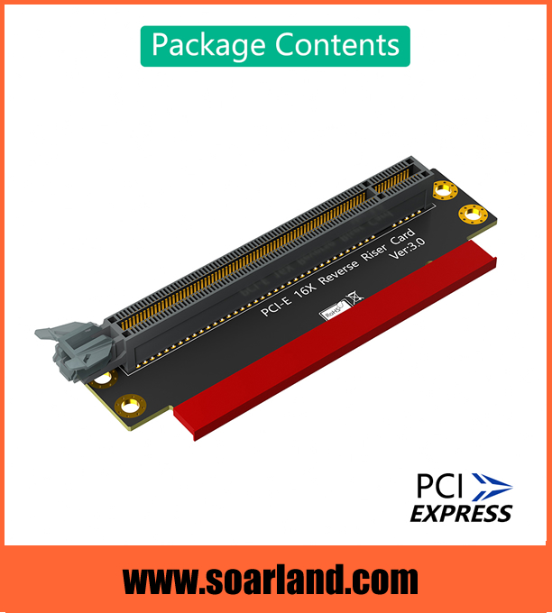 PCIe x16 Riser Card Rightward