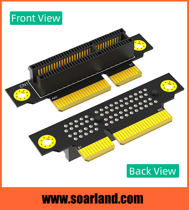 1U Reversed PCIe 3.0 x4 Riser Card