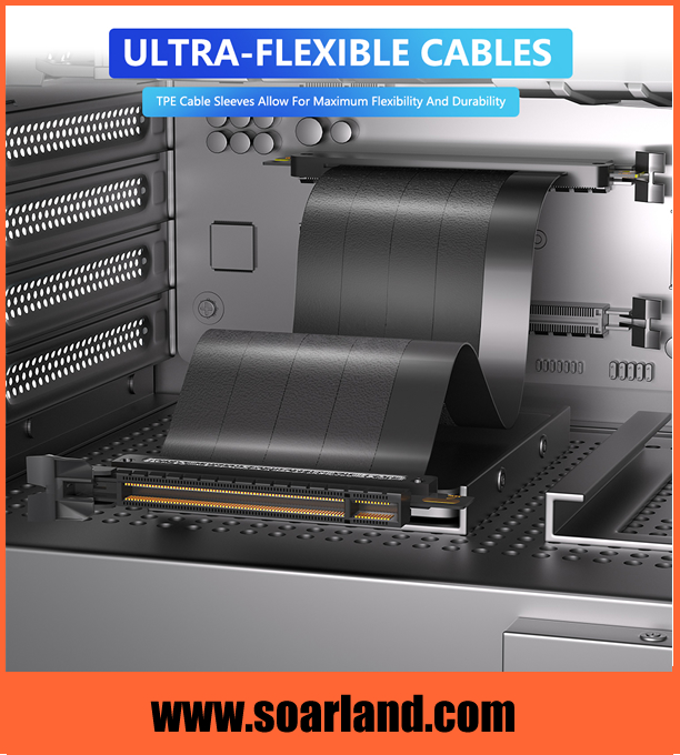 PCIe 4.0 x16 Riser Cable