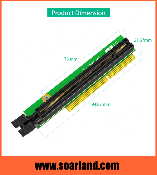 ThinkCentre Gen 4 Tiny to PCIe x16 Adapter Riser Card