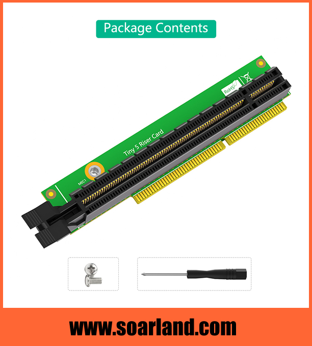 ThinkCentre Gen 5 Tiny to PCIe x16 Adapter Riser Card