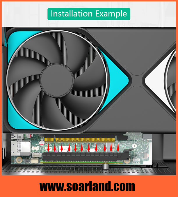 ThinkCentre Gen 6 Tiny to PCIe x16 Adapter Riser Card