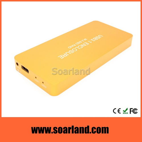 USB 3.1 to Dual M.2 SSD Enclosure