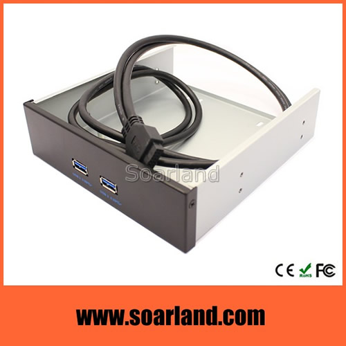 19 Pin USB 3.0 to 5.25 inch CD-ROM Rack