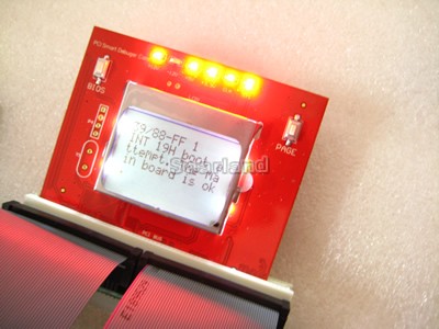LCD POST DEBUG diagnostic card
