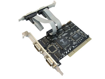 4-Port Serial RS-232 PCI Card