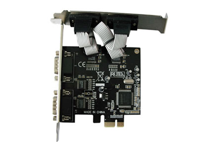 4-Port Serial RS-232 PCI-Express Card