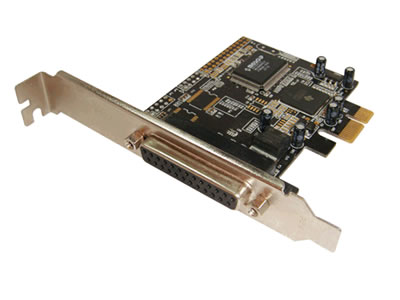 1-Port Parallel PCI-Express-Karte