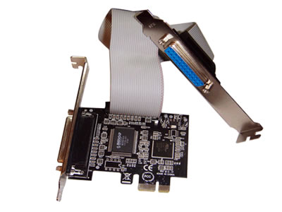 2-Port Parallel PCI-Express-Karte