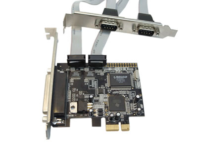 2-Port Serial 1-Port Parallel PCI-Express-Karte