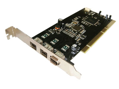 2-Port FireWire 800 1394b 1-Port 1394a PCI-X 64-Bit Card