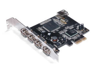 5-Port USB 2.0 PCI-Express Card