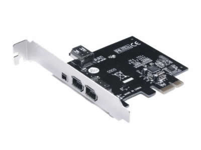 4-Port FireWire 400 1394a PCI-Express Card