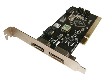 SIL3512 2-Port eSATA 2-Port SATA PCI Card