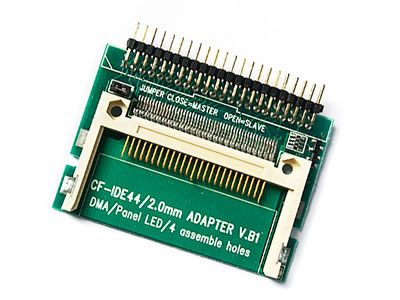 Pin-bare Laptop 44-Pin Stecker IDE auf CF-Karte Adapter