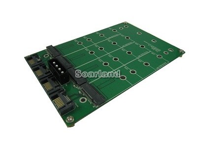 4 Slot NGFF M.2 Chave M Para PCI E 4.0 PCIe 3.0 X16 Adaador de