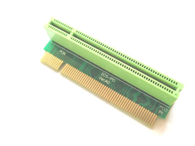 1U 32Bit Single Slot 270-Grad rechtwinklig PCI Riser Card 
