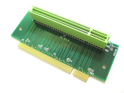 2U 32Bit Single Slot 90-Grad rechtwinklig PCI Riser Card 