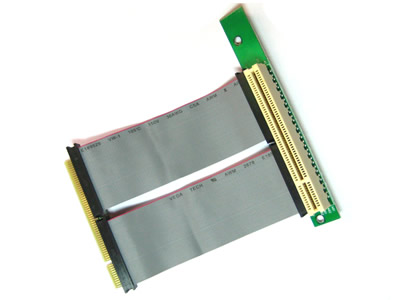 Flexible 32Bit Single Slot PCI Riser Card