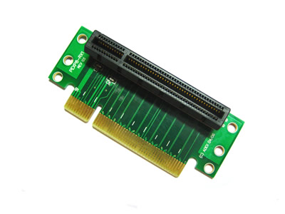 PCI-Express 8x 90-Grad rechtwinklig Riser Card