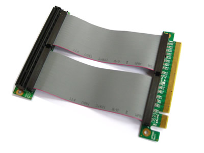 Flexible Single Slot PCI-Express 16x Riser Card