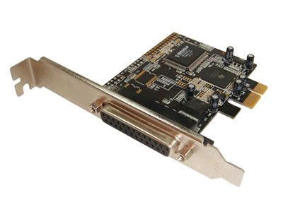 1-Port DB25 Parallel PCI-Express 1x Adapter