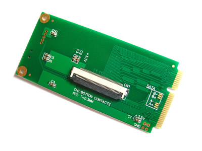 ZIF CE 1.8 Zoll HDD auf MiniPCI-E Adapter