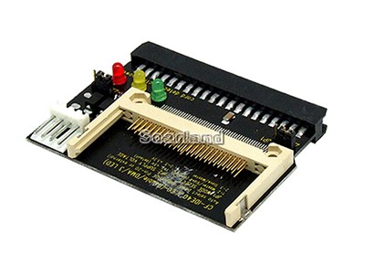 3-LEDs 40-Pin Female IDE To CF Card Adapter