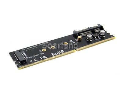 M.2 to SATA Adapter in DDR4 slot