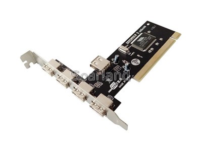 PCI 5 Ports USB 2.0 Card VIA