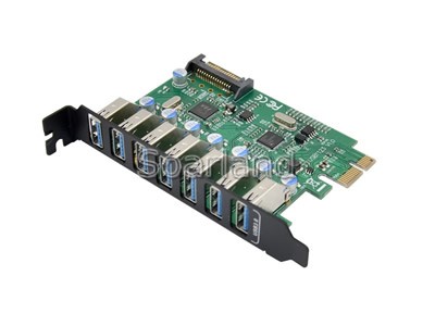 PCIe 7 Ports USB 3.0 Adapter Card NEC 720201