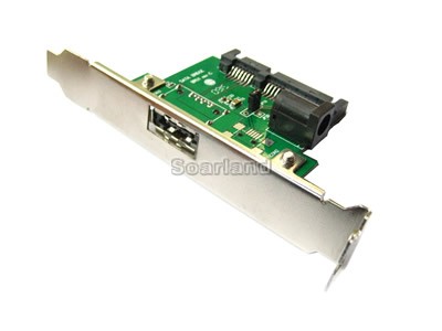 Bracket SATA to eSATA/USB Adapter